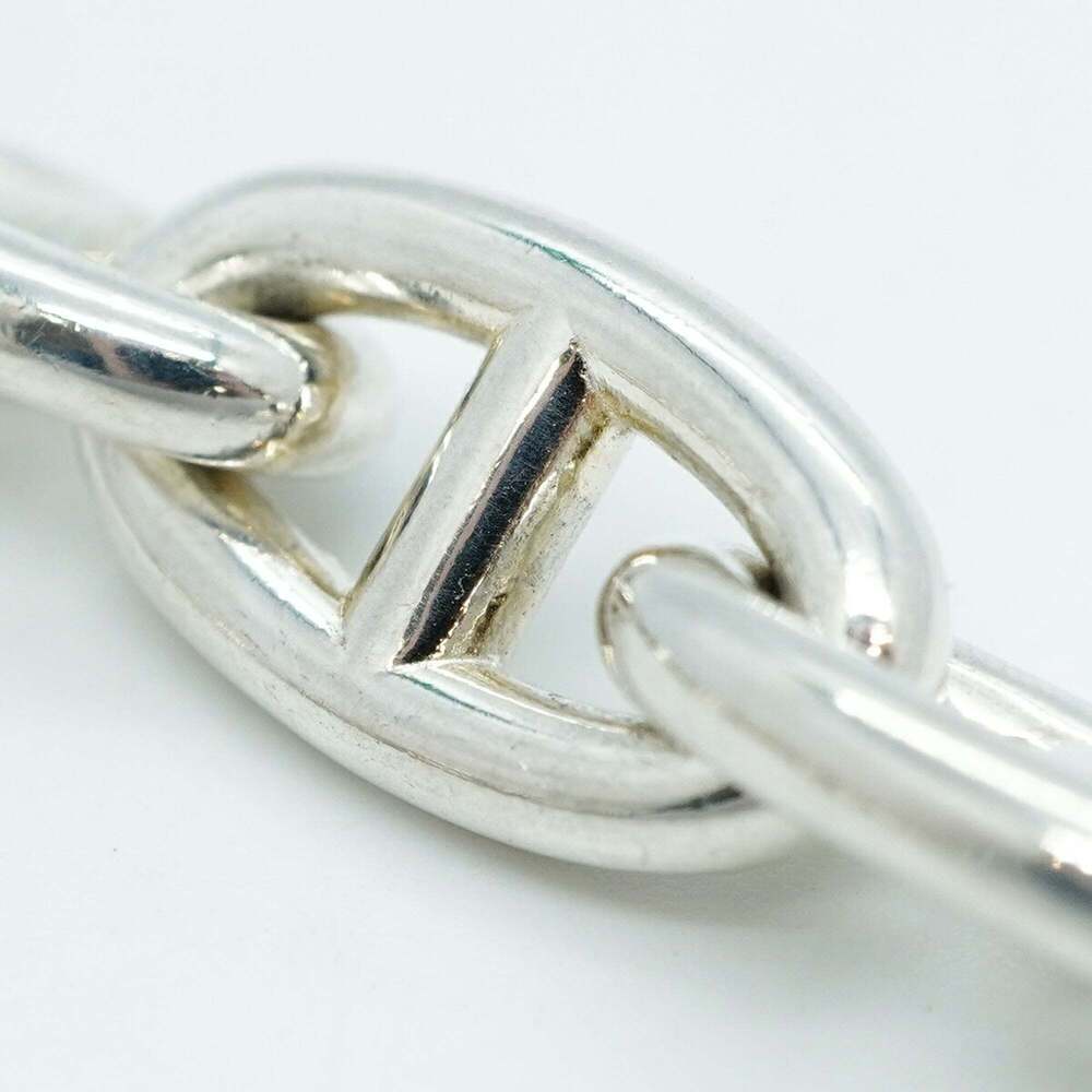 Hermes Hermès Chaine d'Ancre Necklace, GM, 29 Links, Silver 925, Men's/Women's - Picture 8 of 8